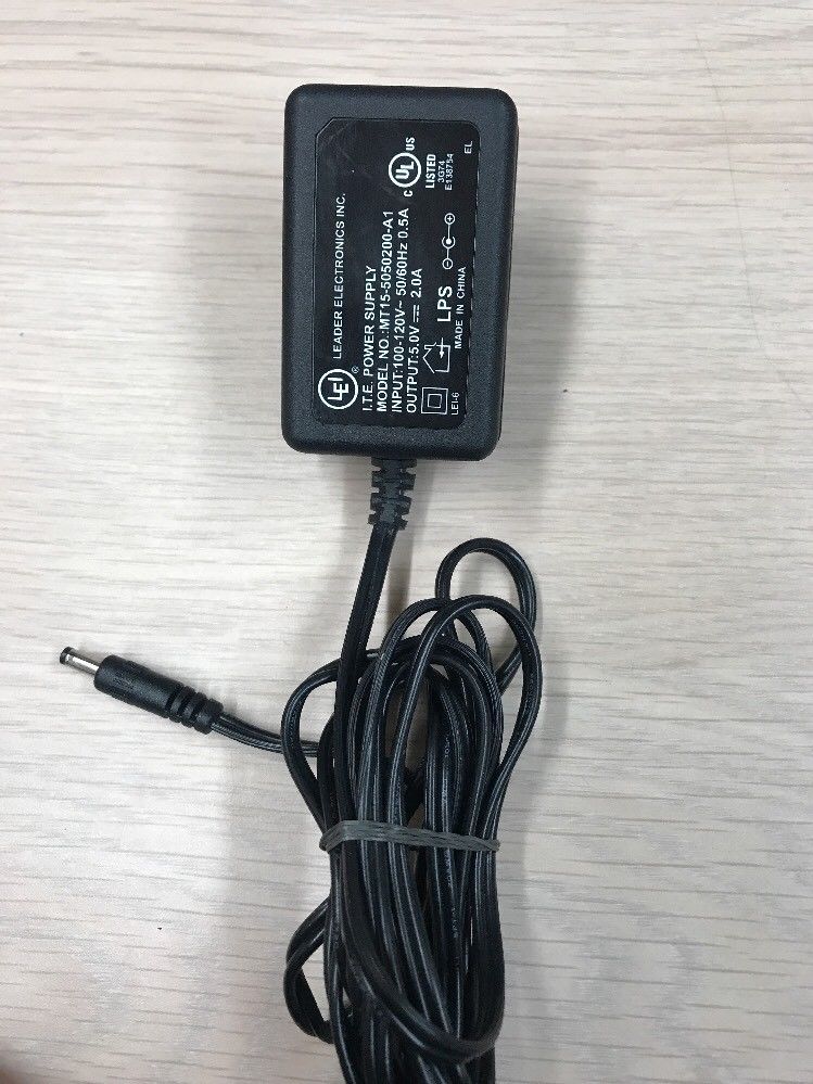 New 5VDC 2A Leader Electronics MT15-5050200-A1 AC Power Supply Adapter